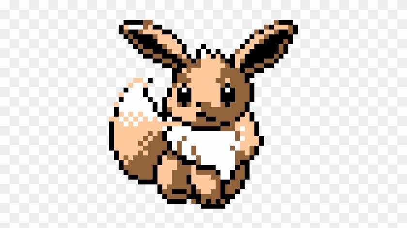 Evee - Eevee Pixel Art Minecraft Clipart #5672875