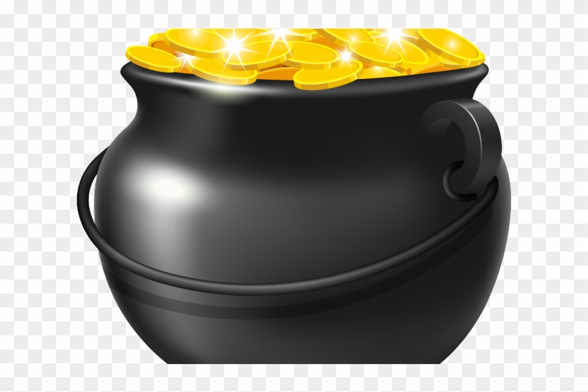 Clip Art Library Library Green Pot Of Gold Clipart - Pot Of Gold Jpg - Png Download #5672910