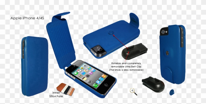 Iphone 4s Ubrique Leather Model Imagnum Magnetic Type - Iphone 4 Clipart