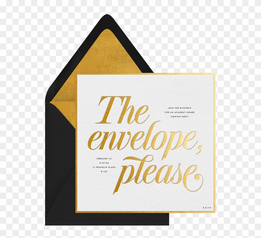 Transparent Envelopes For Invitations - Envelope Please Clipart #5673359