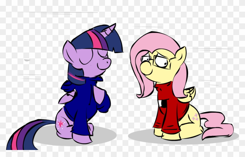 Benja, Female, Flutternerd, Fluttershy, Glasses, Mare, - Cartoon Clipart