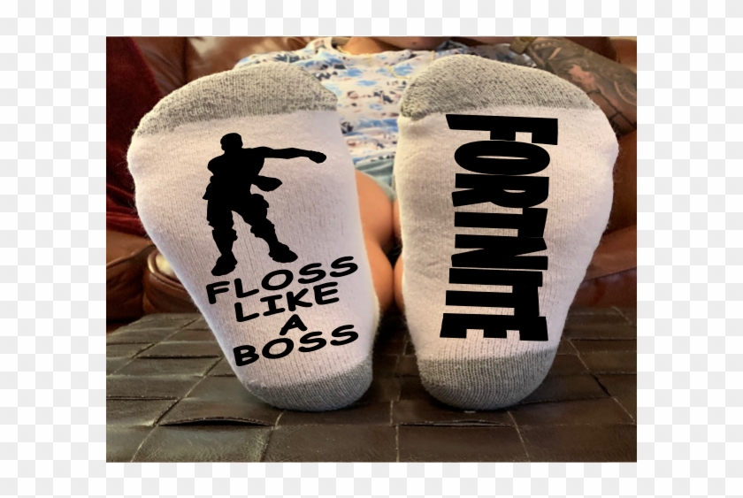 Floss Like A Boss Fortnite Funny Socks - Skateboarding Clipart #5674239