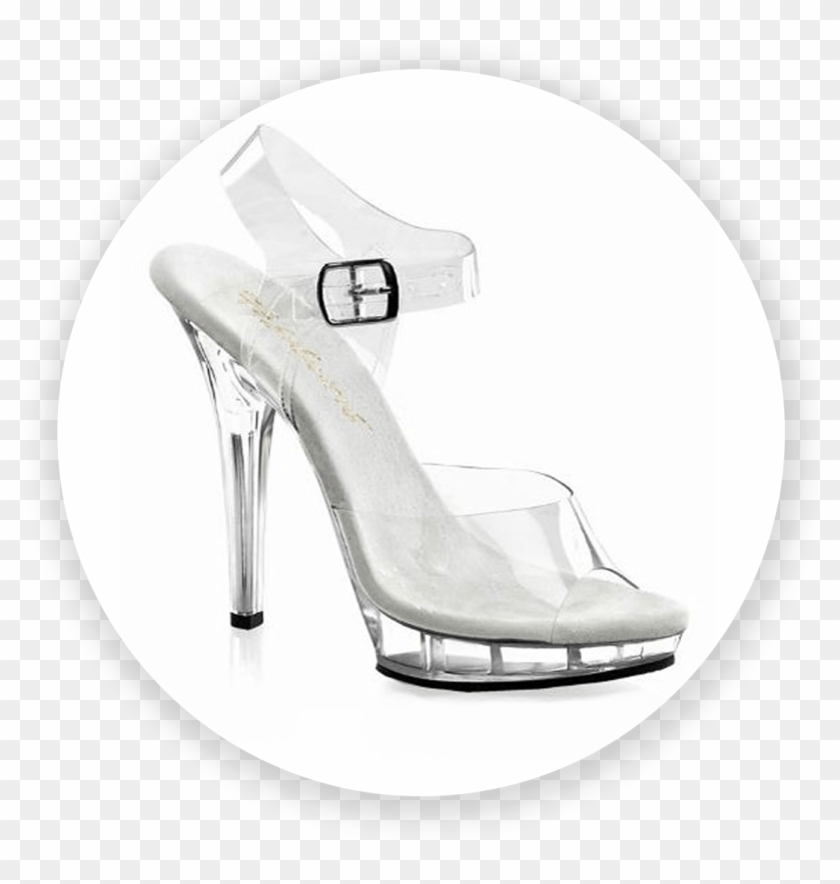 Shoes - Beauty Pageant Clear Shoes Clipart