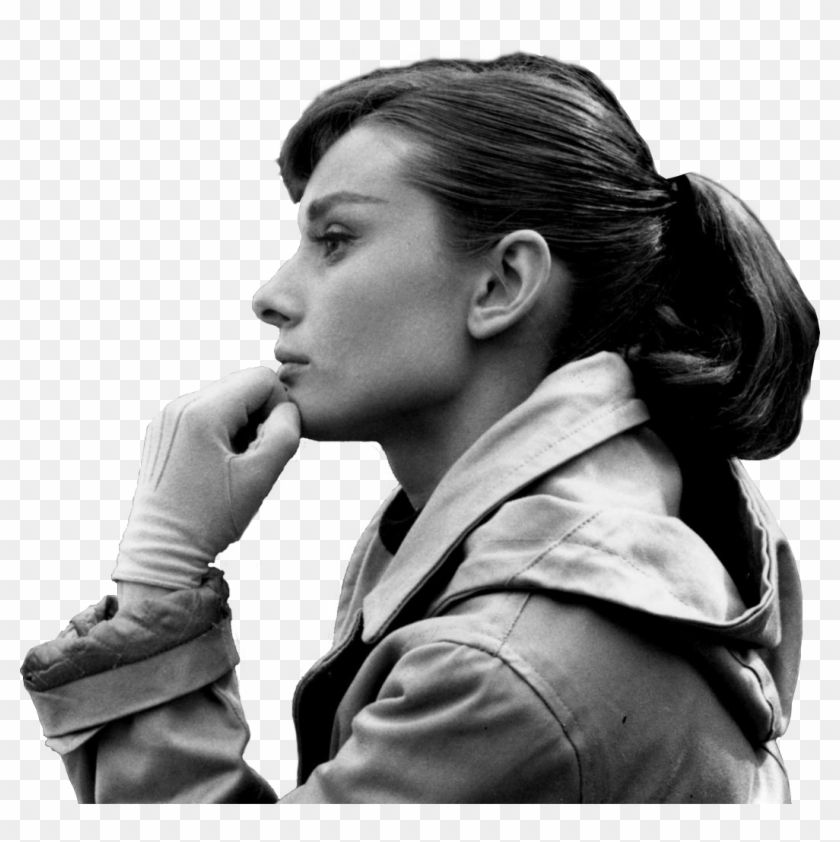 Audrey Hepburn Staring At The Front Clipart #5674719