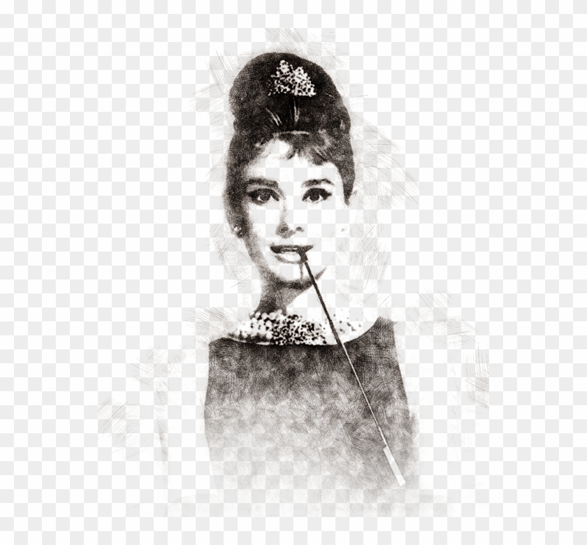 Click And Drag To Re-position The Image, If Desired - Audrey Hepburn Clipart