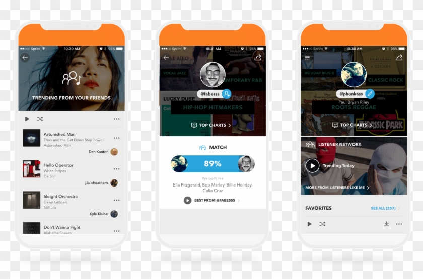 3 Hero Screens Of The Final App - Iphone Clipart #5675263