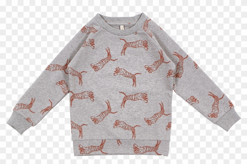 Iglo Indi Crew Sweat Jumping Tiger - Coat Clipart