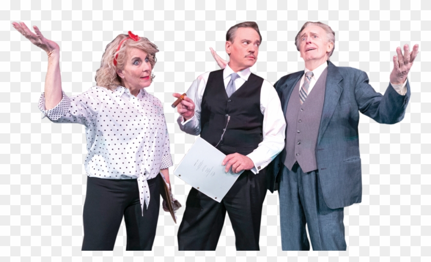 Stage Manager And Composer With Director- Always A - Tuxedo Clipart