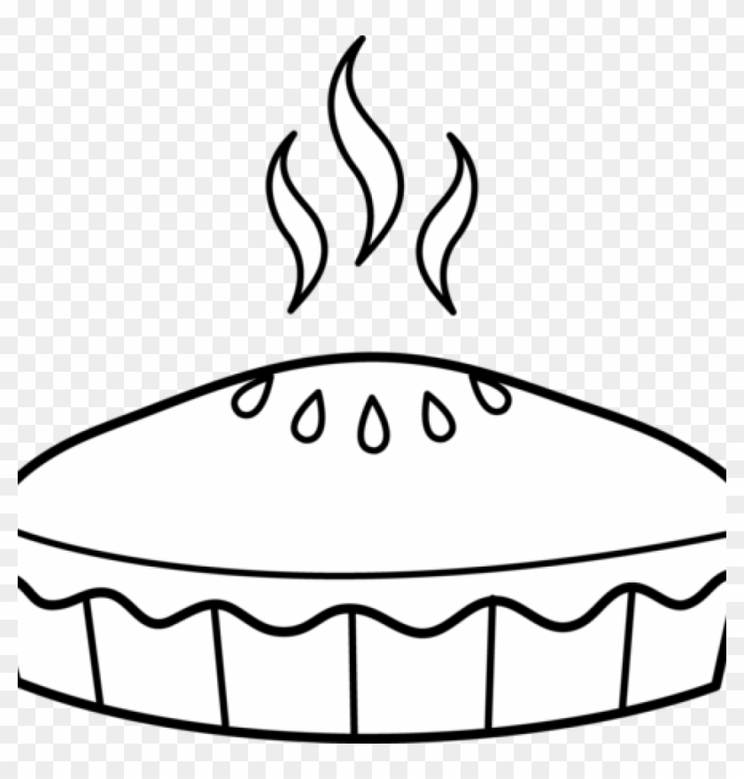 Jpg Royalty Free Library Apple Pie Clipart Black And - Apple Pie Clip Art Black And White - Png Download