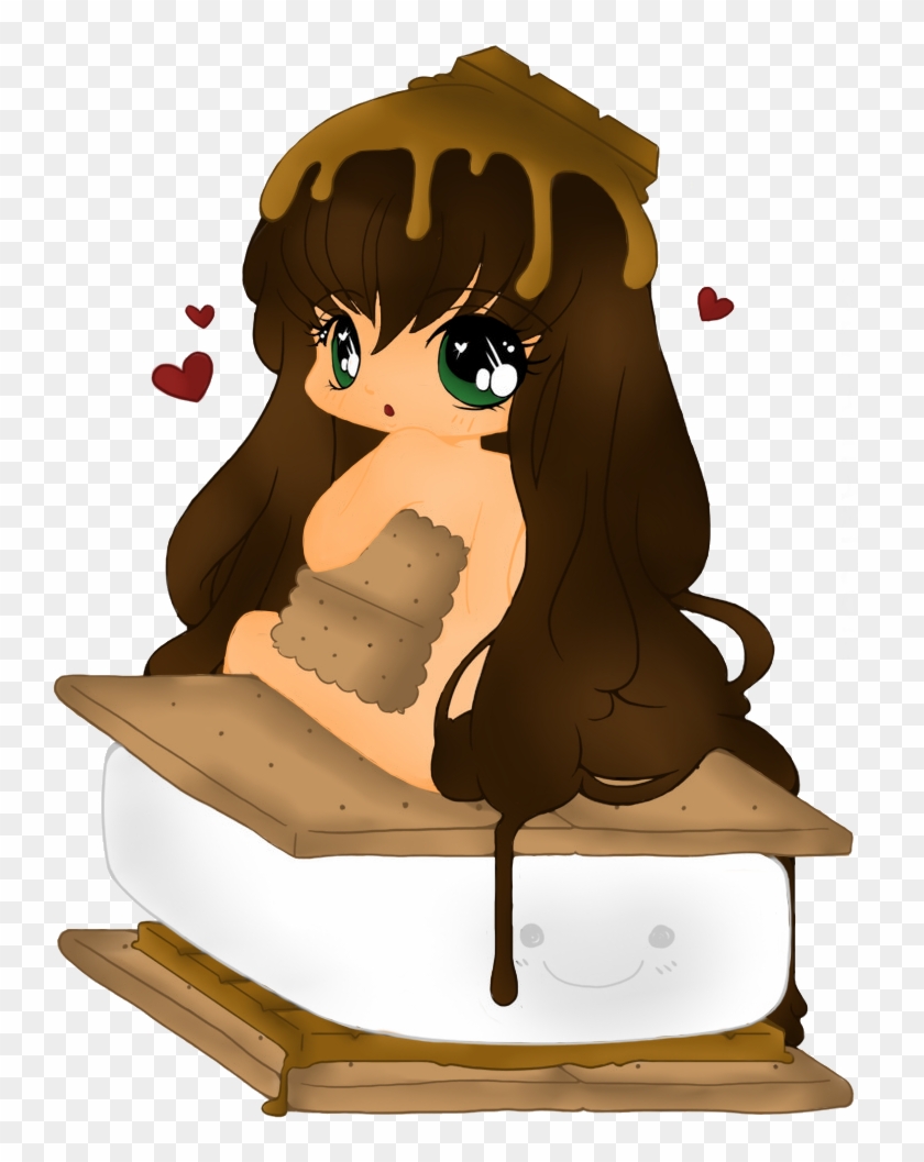 S'mores Clipart - S Mores Anime Girl - Png Download #5676341