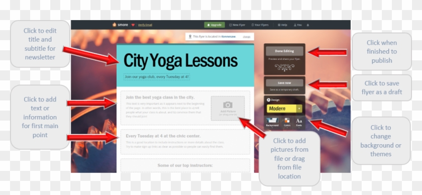 Module Lessons Basic Features - Smore Website Clipart