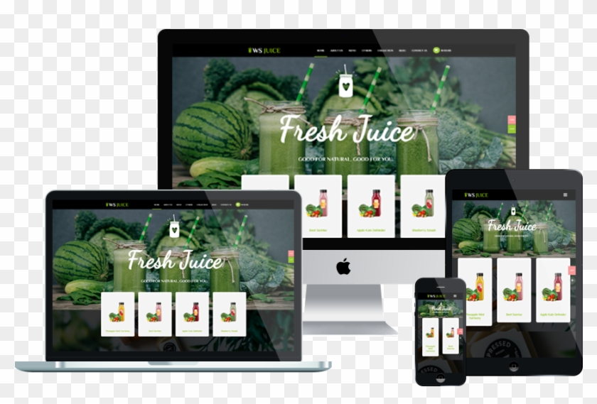 Transparent Website Template Free Download - Responsive Website Templates Png Clipart