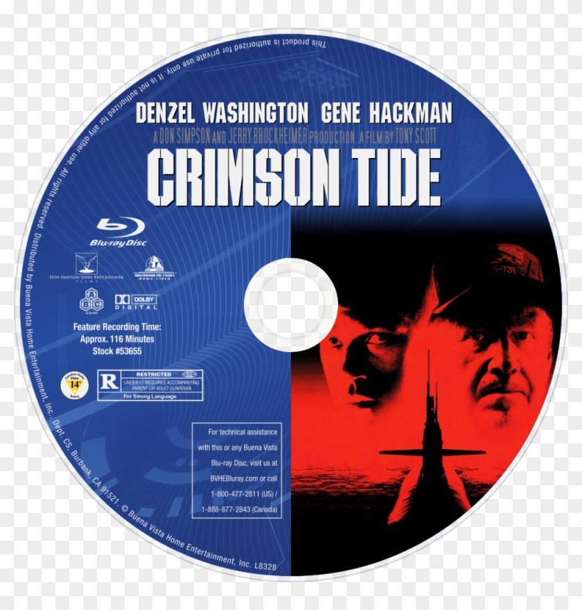 Crimson Tide Bluray Disc Image - Crimson Tide Clipart #5676708