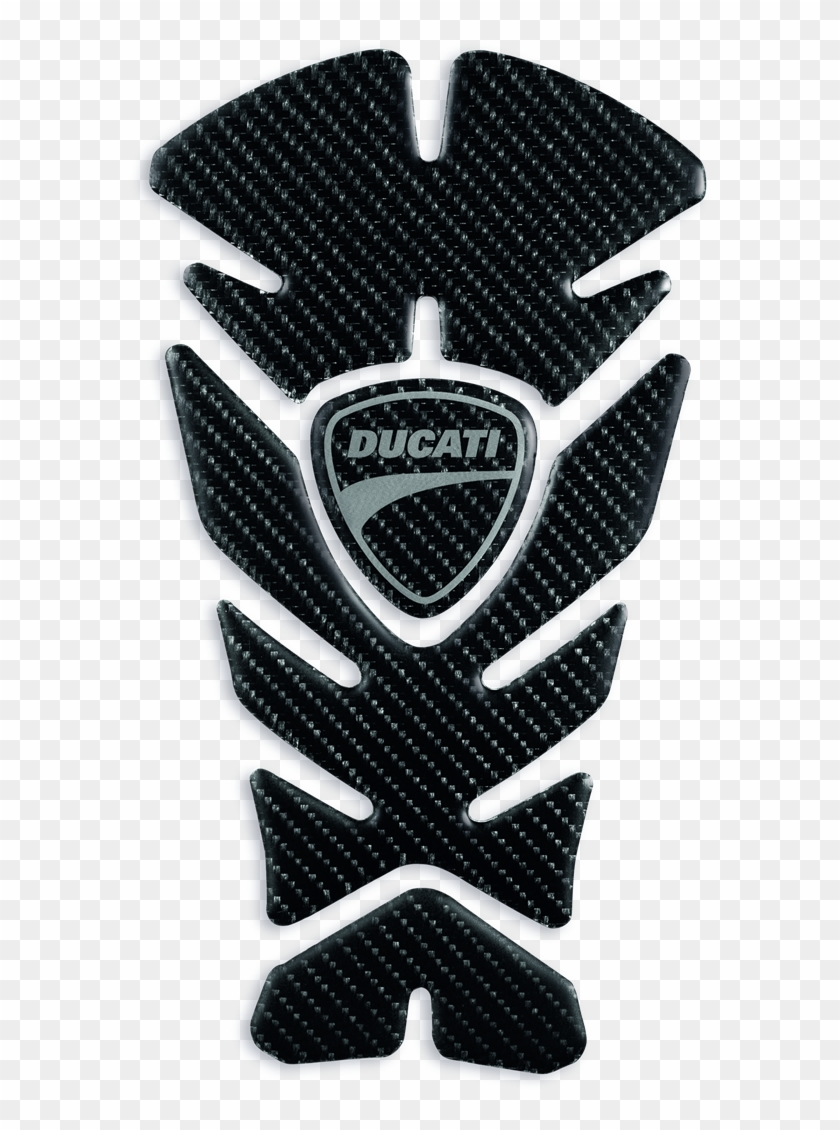 Adhesive Carbon Tank Protection - Ducati Corse Clipart