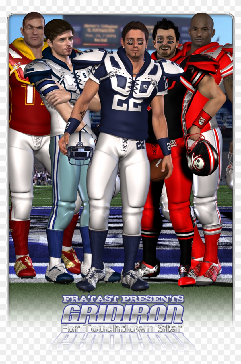 Gridiron For Touchdown Star - Team Clipart