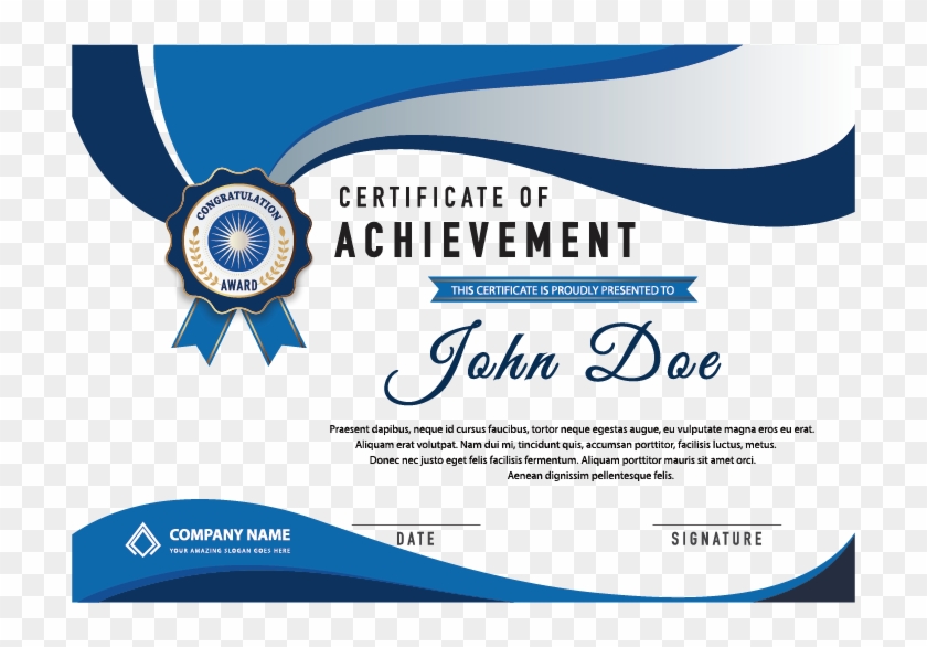 Certificate Design Vector Png Clipart