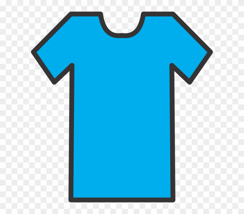 Download - Outline Tee Shirt Clipart #5678668