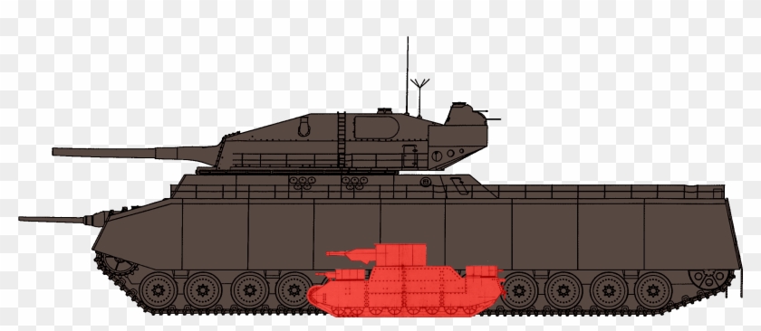 Wars Clipart Tank Shooting - Ratte Tank Size Comparison - Png Download