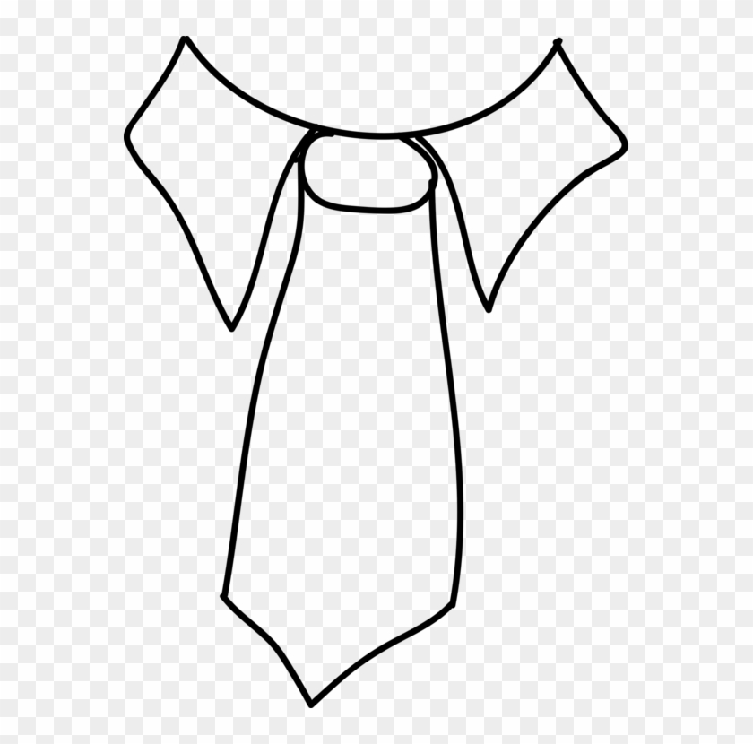 Bow Tie Necktie Tie Clip White Tie Tuxedo - Tie Clip Art Black And White - Png Download #5678870