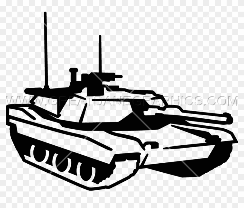 Clip Library Download Collection Of High Quality Free - Black And White Tank Clipart - Png Download