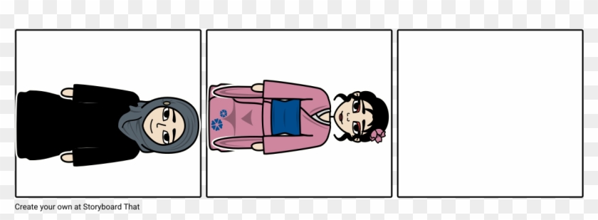 Two People - Cartoon Clipart