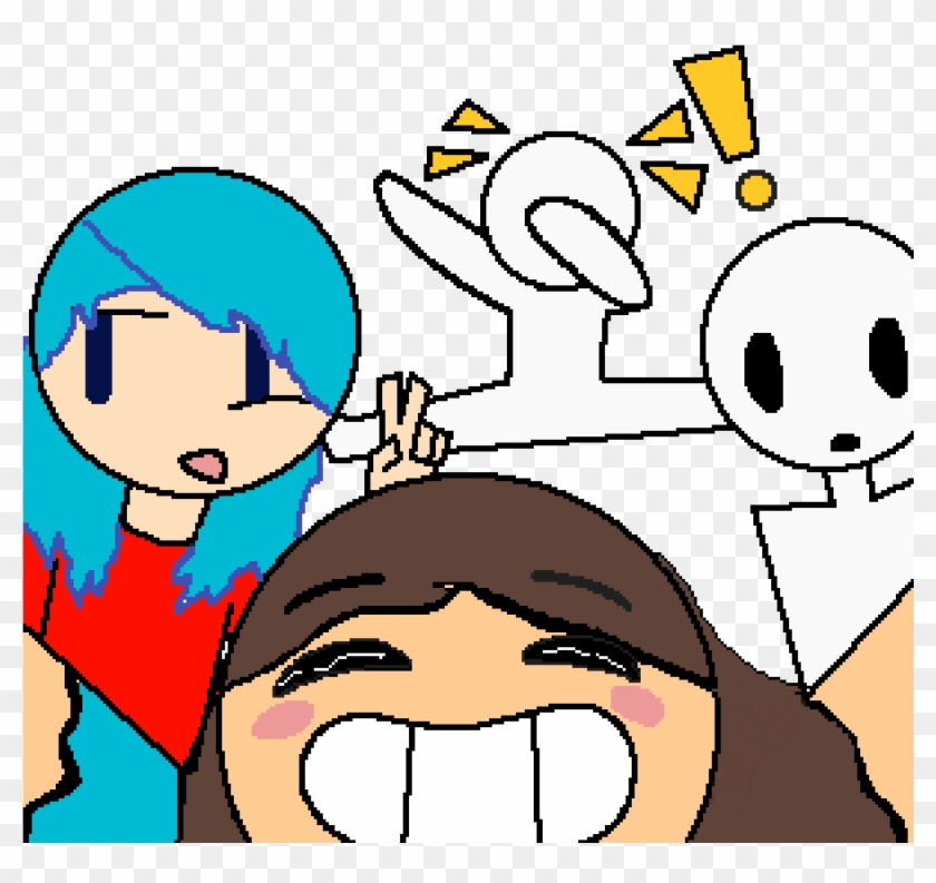 Hewo I Know Two People Who Fit In Here - Cartoon Clipart