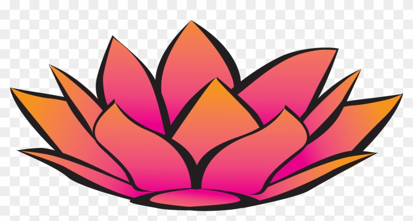 Lotus Flowerlotus Flower Graphic Png - Happy Valentines Day Yoga Clipart #5679514