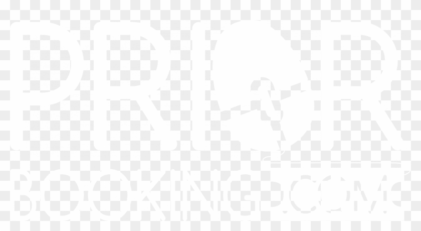 Priorbooking Logo Stacked Med Large White - Graphic Design Clipart #5679680