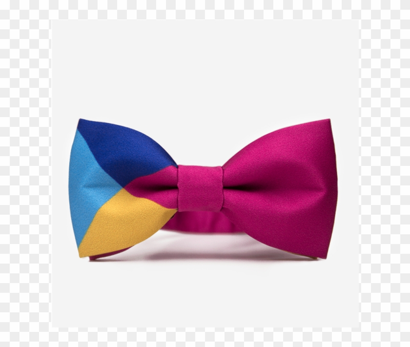 Rainbow Bowtie Png - Satin Clipart #5679775
