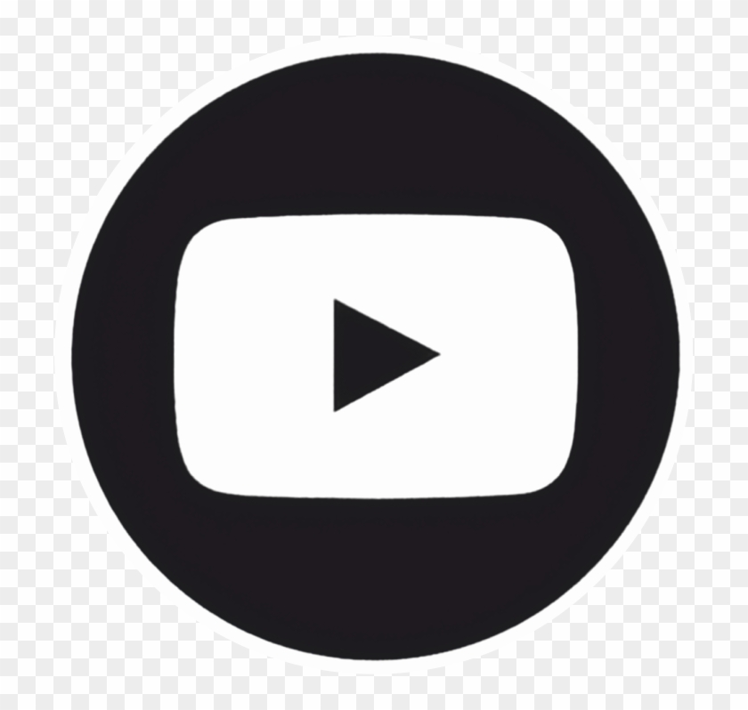 Youtube Logo White Circle Clipart
