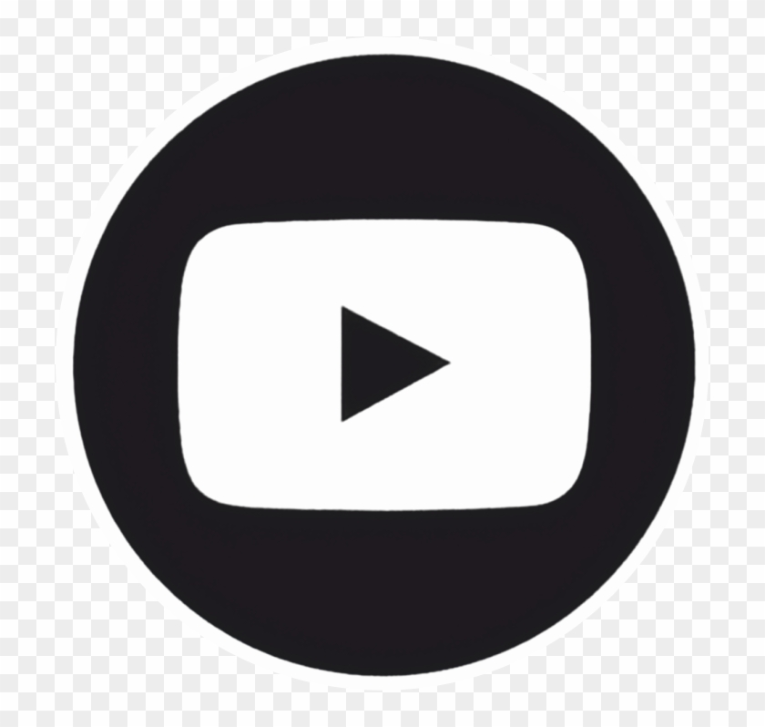 Youtube Logo White Circle Clipart #5679925
