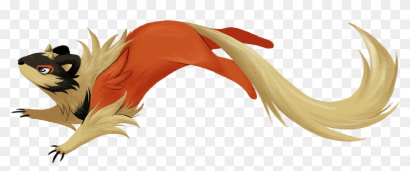 Little Dragon Weasel - Illustration Clipart