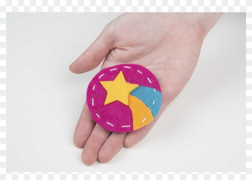 In This Project, We'll Create A Wearable Pin Using - Star Clipart #5680676