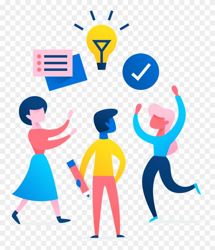 About Asana By All Teams To Work - Transparent People Working Together Clipart #5680682