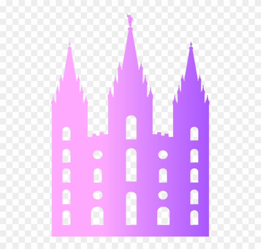 Temple Mosque Cathedral Synagogue Spiritual - Salt Lake Temple Clip Art - Png Download #5680855