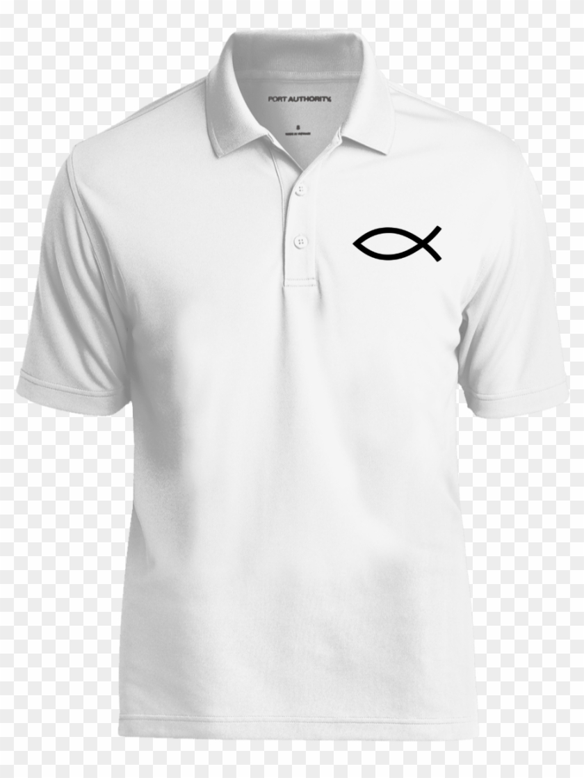 Christian Fish Png - White Polo T Shirt Png Clipart