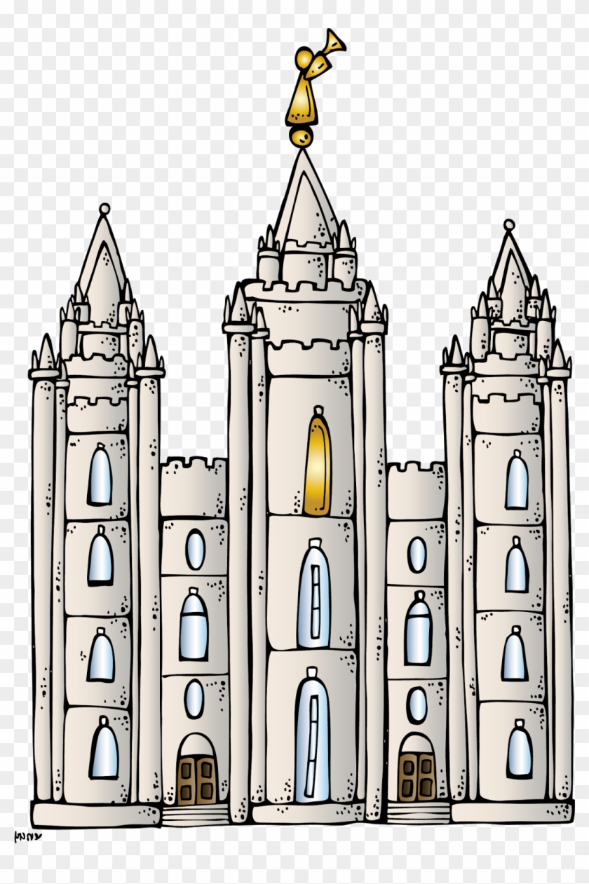 Salt Lake Temple , Png Download - Make A Temple Drawing Clipart