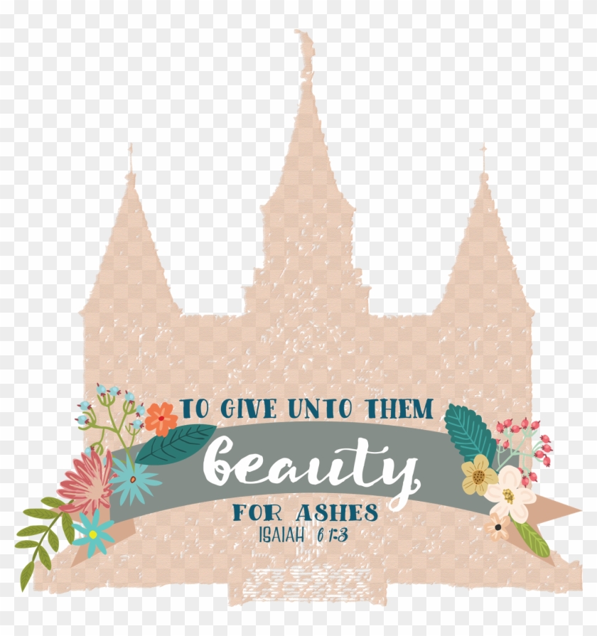 Beauty For Ashes - Provo City Center Temple Drawn Clipart #5681523