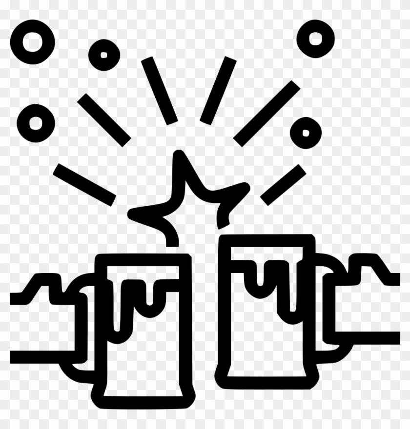 Cheers Party Drink Alcohol Svg Png Icon Free Download - Icon Party Png Clipart