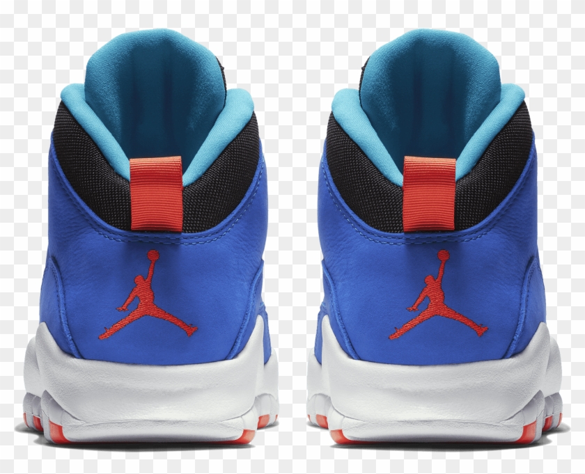 Air Jordan 10 Retro Shoe , Png Download - Jordan 10 Retro Tinker Blue Clipart #5682370