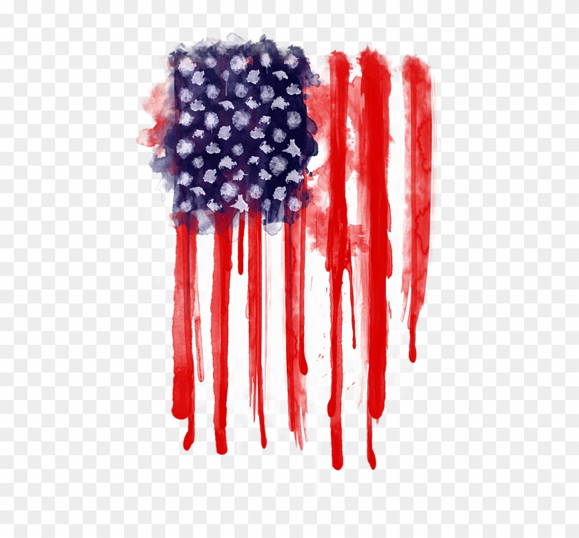 Click And Drag To Re-position The Image, If Desired - American Spatter Flag Clipart #5682625