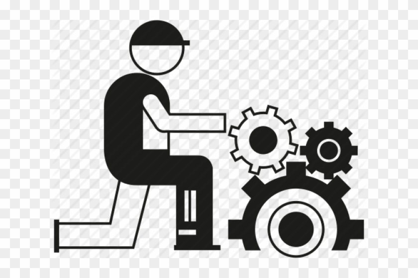 Industrial Clipart Service Technician - Industry Clip Art - Png Download