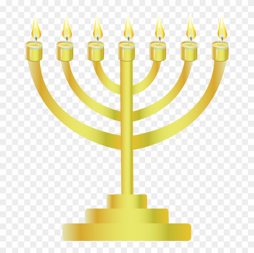 Clip Free Hanukkah Clipart Candle Holder - נרות חנוכה Png Transparent Png #5683170