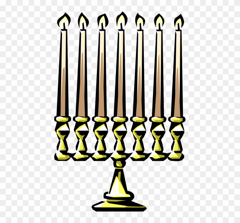 Clipart Royalty Free Library Jewish Menorah Candles - Png Download