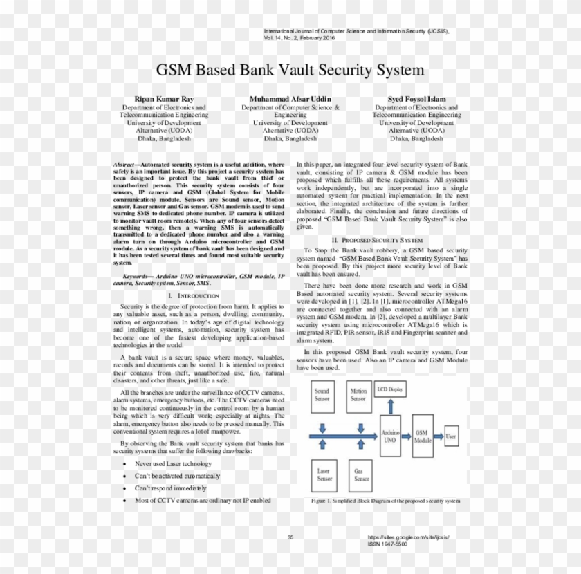 Pdf - Bank Security System Result Clipart