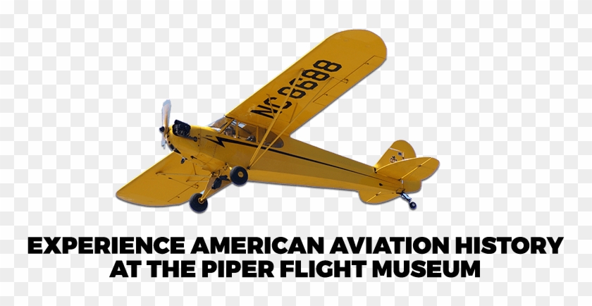 The Piper Flight Center Museum Is Located At The Salem - Transparent Png Vintage Airplane Clipart