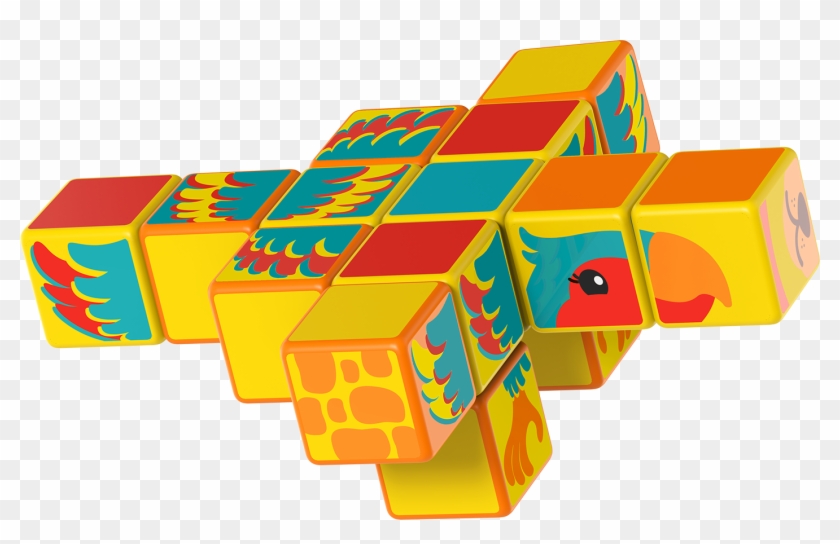 Magicube Geomag Safari Animals Model Parrot Clipart