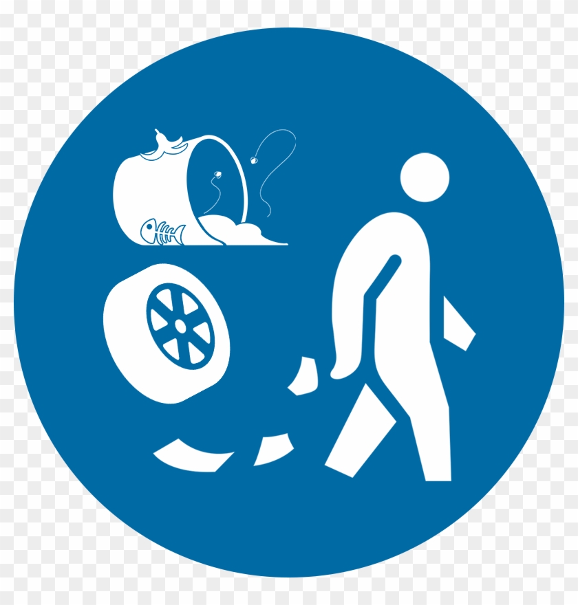 Icons Representing Illegal Dumping - Illegal Dumping Icon Clipart #5685080