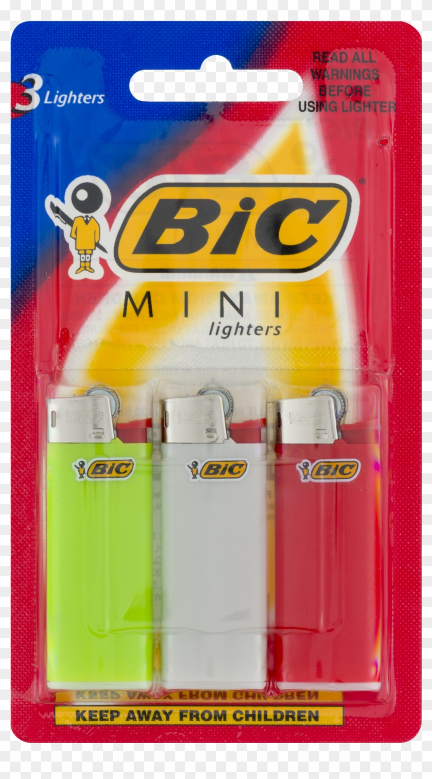 Bic Mini Lighter 3 Pack Clipart