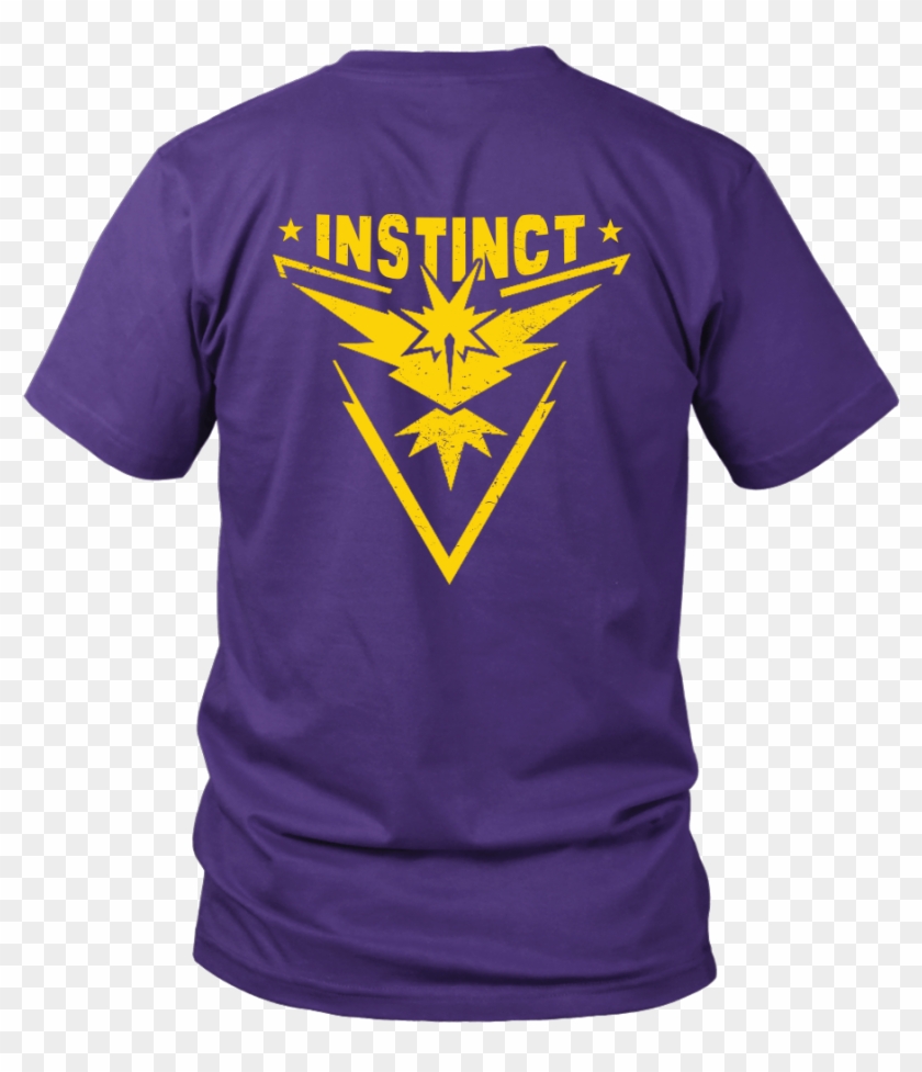 Team Instinct Pokemon Go Shirt, Fast Shipping , Png - Team Instinct Shirt Pokemon Go Clipart #5685124